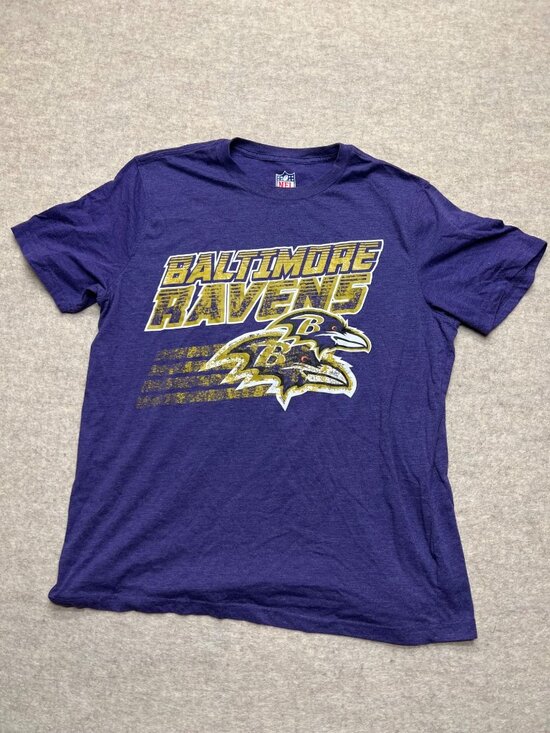 NFL Other - NFL Baltimore Ravens Purple Graphic Tee T-Shirt NFL XL Football Poe Unisex